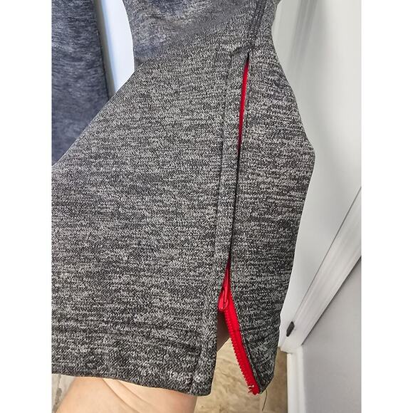 Adidas Mens Climawarm Sweatpants Size Large Gray Red Trim Elastic Waist Active - Picture 4 of 8